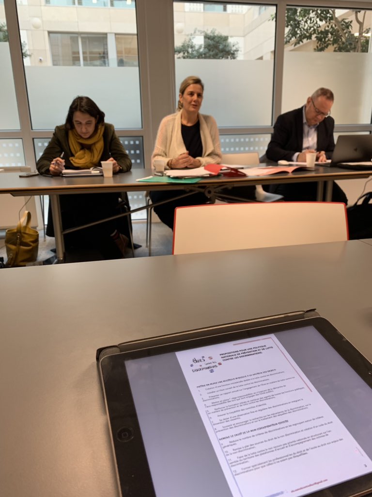 Aujourd’hui le réseau se réunit en assemblée générale constitutifs de notre futur association d’élu.e.s mobilisé-es contre les discriminations.

#LCD
#FaireRéseau
#LutteContreLesDiscriminations