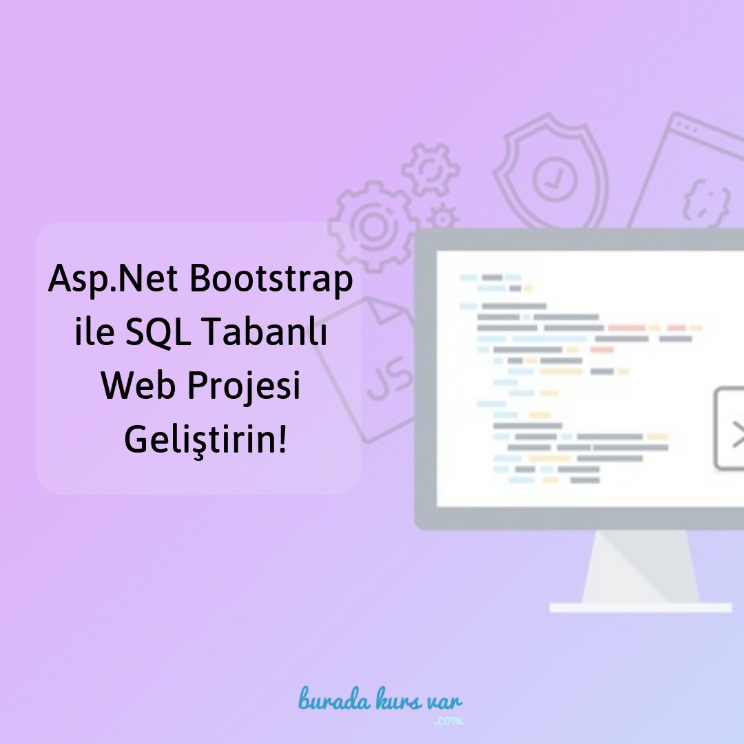 Murat Yücedağ'ın Asp.Net Bootstrap ile SQL Tabanlı Web Projesi Geliştirin kursunun incelemesi Burada Kurs Var' da ❗️ Okumak için link aşağıda 👇
buradakursvar.com/asp-net-bootst…