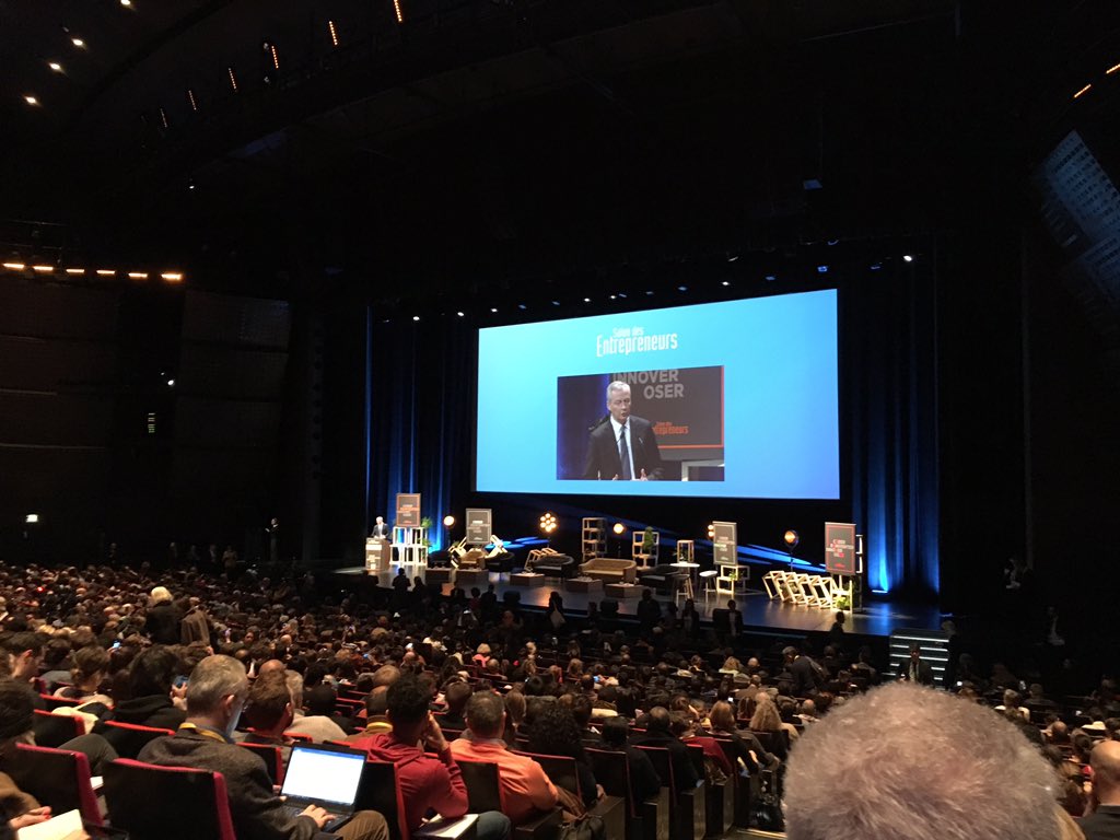 CeliaPenavaire's tweet photo. .@BrunoLeMaire annonce la gratuité du Kbis pour les nouvelles entreprises @SDEntrepreneurs #SDE2019 https://t.co/rCAoCqBc6q