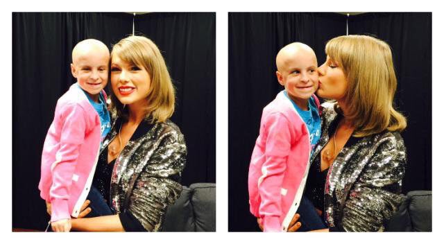 HYHUTriangle's tweet photo. In her “Wildest Dreams” girl with a brain tumor met Taylor Swift in 2015. #BrainTumorThursday #BrainTumorThursday #TaylorMetJordan @taylorswift13 💛🧠 https://t.co/jvwgINKS0a