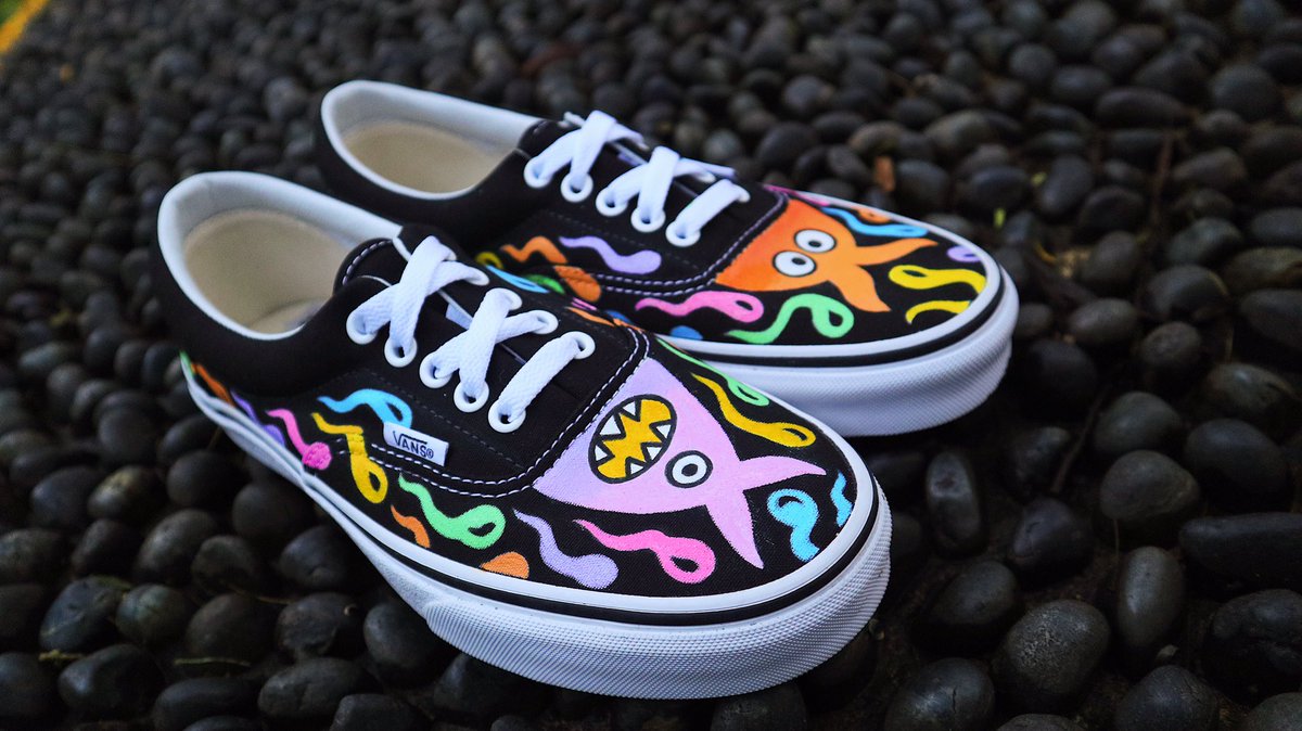 And my very first custom painted vans is also currently on display at Jakarta Sneaker Day 2019 #exhibition