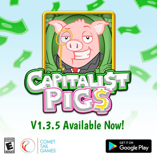 "Capitalist Pigs 🐷 Idle Clicker" V1.3.5 is now live for #Android! Grab your device and check it out! Plenty of bug fixes, and new tapping SFX!

play.google.com/store/apps/det…

#gamedev #indiegame #indiedev #capitalistpigs #madewithunity #unity3d #androidgames #playstore #gaming #games