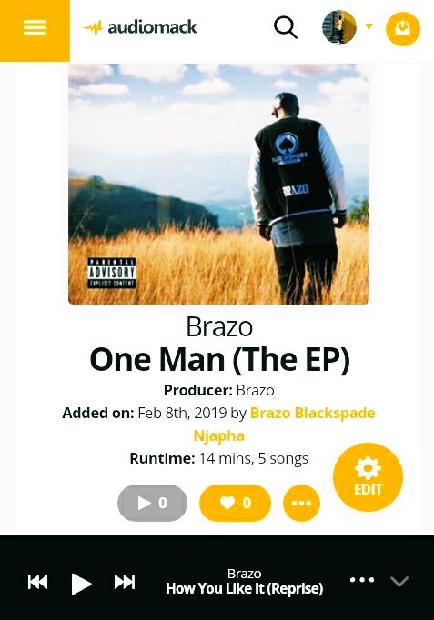 Cifisaw's tweet photo. One more day to go... #OneManEp @Brazo_SA @Liasakha @ThamsanqaMatho2 https://t.co/aGMG9v0Tmx