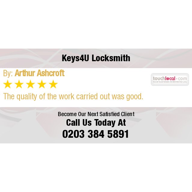 5 Star: Arthur . "The quality of the work carried out was good." bit.ly/2df2w2L