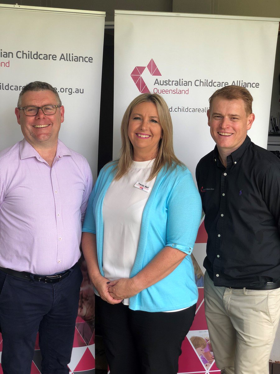 ACAQld's tweet image. ACA Qld GM Brent Stokes and VP Jae Fraser had the opportunity to meet and talk everything #ozearlyed with @MurrayWatt and #Moncrieff Candidate Tracey Bell.