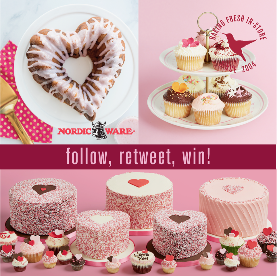 💕 COMPETITION TIME 💕  FOLLOW us and <a href="/NordicWareUK/">NordicWareUK</a> and RT and you could WIN an Elegant Heart Bundt® Pan by Nordic Ware and a baking bundle from The Hummingbird Bakery! 18+, UK only, ends 17/02/19. For details and T&amp;Cs visit: bit.ly/heartbundt 💗