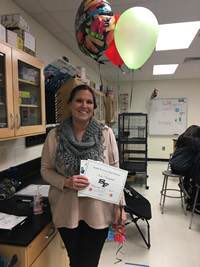 SouthMosaic's tweet photo. Shout out to Mrs. Bergdahl who was recognized as our Mosaic Teacher of the Month!! #sofomo #sofoflocked @cmacopedia @SouthForsythHS https://t.co/XiwDqbcEsF