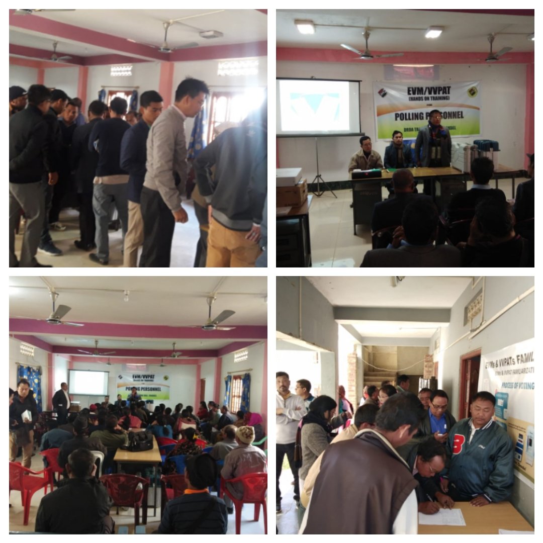 DCChandel2's tweet photo. EVM-VVPAT Hands on training of officials of different departments has started from 1st Feb 2019 daily in two sessions(40-50 participants per session) in Chandel District,#Manipur @CSveep @CeoManipur #ElectionCommissionOfIndia @Krishna07734623 https://t.co/hCwFuq15Ei