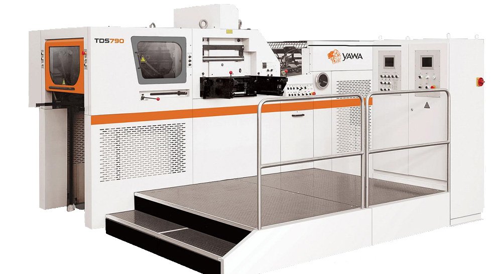 YAWA TDS790 Hot Foil Stamping with Die Cutting

Year: NEW
Max. sheet size: 560X790mm
5500 impression per hour
3 longitudinal + 2 transverse foil pull rollers
1-Year parts warranty
Full UK/Euro engineering support team

See the brochure here:
ow.ly/NwiC30ntCko