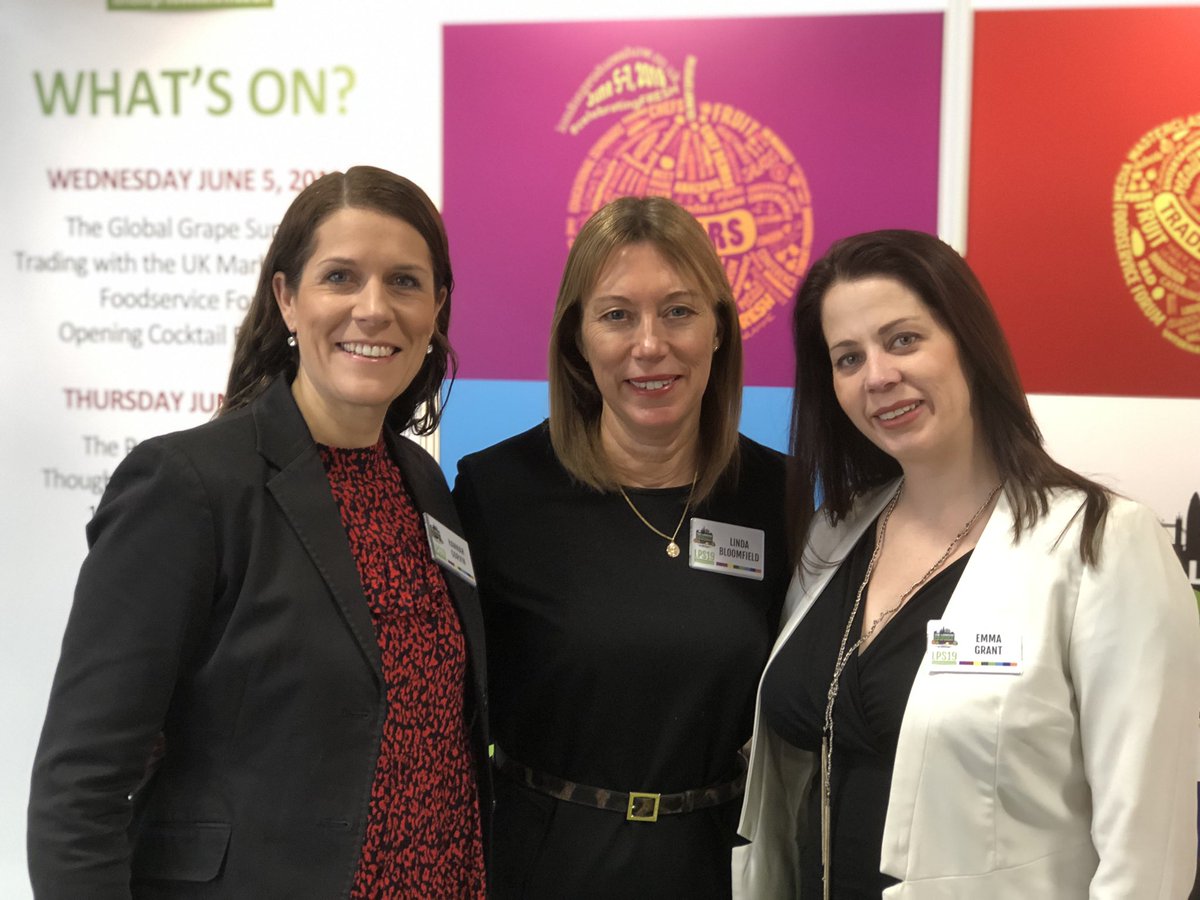 LondonProduceSh's tweet photo. Day 2 of @fruitlog2019! We’re looking forward to making more #connections and #celebratingFRESH 🥝🍆🥦🍒🍉🍇🍌Visit us in Hall 7.2C - Stand A-01b https://t.co/Z6WEOkAvqp