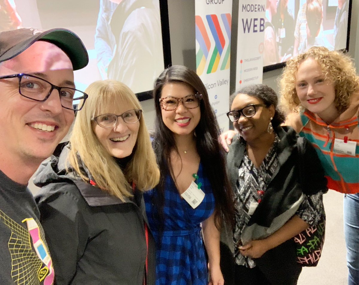 ladyleet's tweet photo. Ladies in the house @moderndotweb!
Thx @techgirl1908 @deborahkurata @evahowe for coming out!
#fempire #benfie #sobenlesh https://t.co/16nEpS7qBD