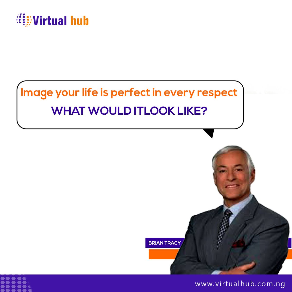 VirtualhubNG's tweet photo. “Imagine Your Life Is Perfect In Every Respect; What Would It Look Like?” – Brian Tracy

Let us have your thoughts. https://t.co/lyTEfP9Sqd