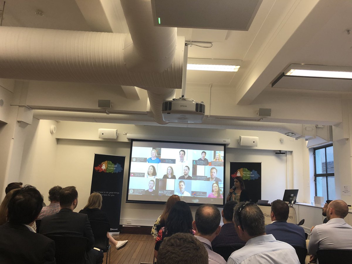 isamoylova's tweet photo. Kick-off of Microsoft #scaleupshowcase. Great job @msft4startupsau organizing and running the program #simplekyc https://t.co/e2RCOn0VHf