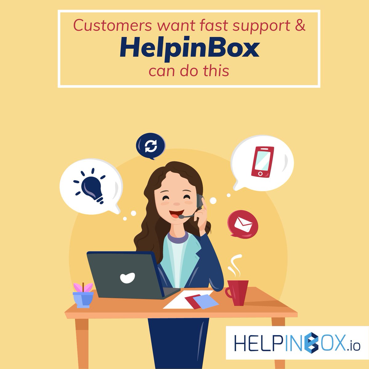 Helpinbox_io's tweet image. Modern tech-savvy consumers are impatient and they want everything in a click. A #HelpdeskSolution is the need of the hour for brands to live up to user expectations.
Visit: bit.ly/2SegiW6
#CustomerSupportSystem #Helpdesk #HelpDeskSoftware #CustomerExperience #CX