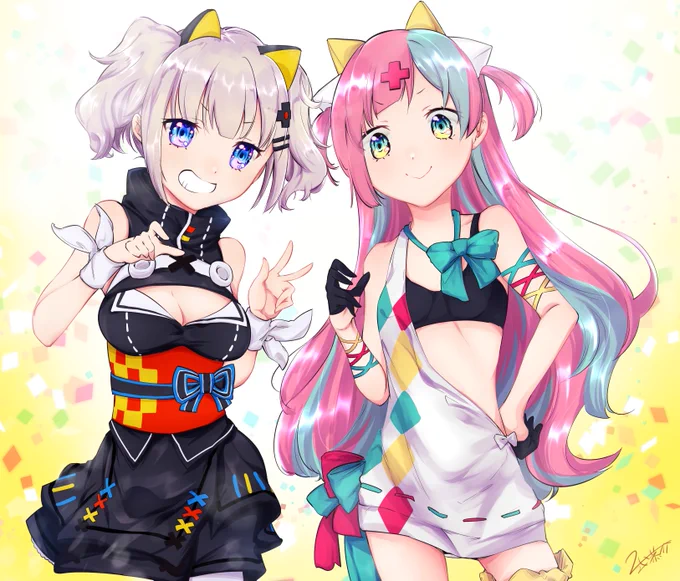#輝夜月 #PPH 
センパイコーハイかわいい!かわいい!!!
現実()差分付きです? 