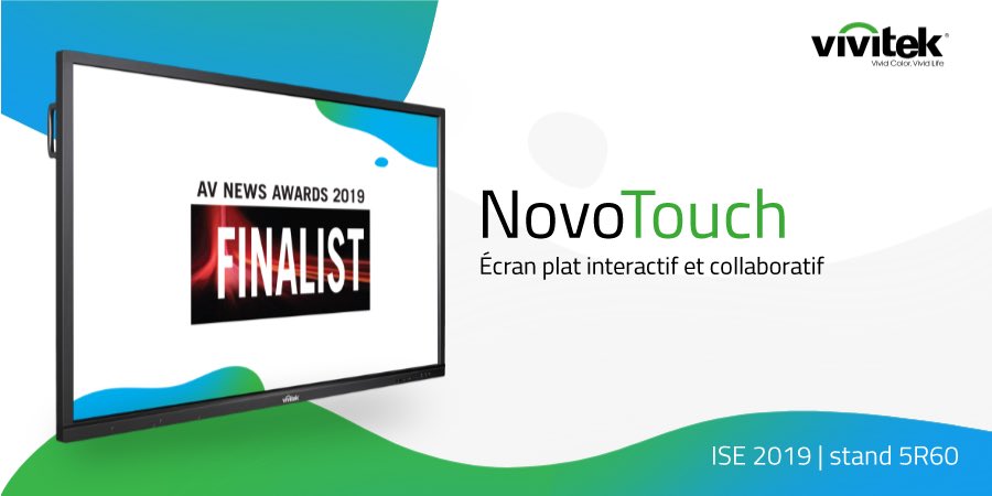 VivitekFrance's tweet photo. #NovoTouch #Fonction LiveScreen ! Assistez à une démonstration sur notre stand 5R60 #ISE2019 #Vivitek https://t.co/vxwk3Ld0Hz