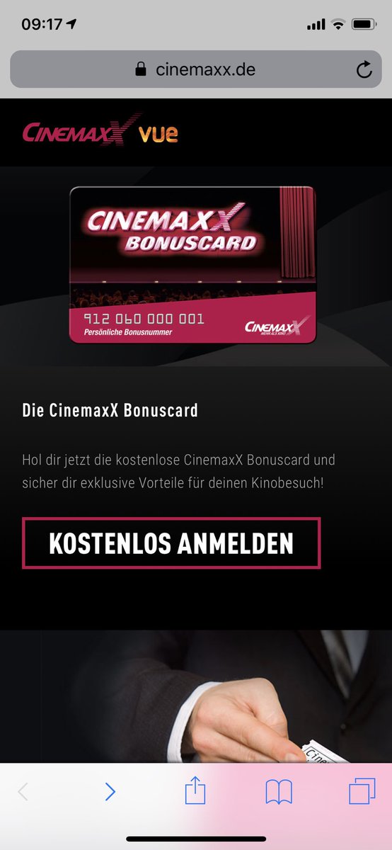 martinhess89's tweet photo. Hey @CinemaxX, große Freude beim Versuch, mich für eure Bonuscard anzumelden. Leider habt ihr die Faxnummer zur Einreichung des Formulars vergessen 🙈 https://t.co/axTd6SbCMT