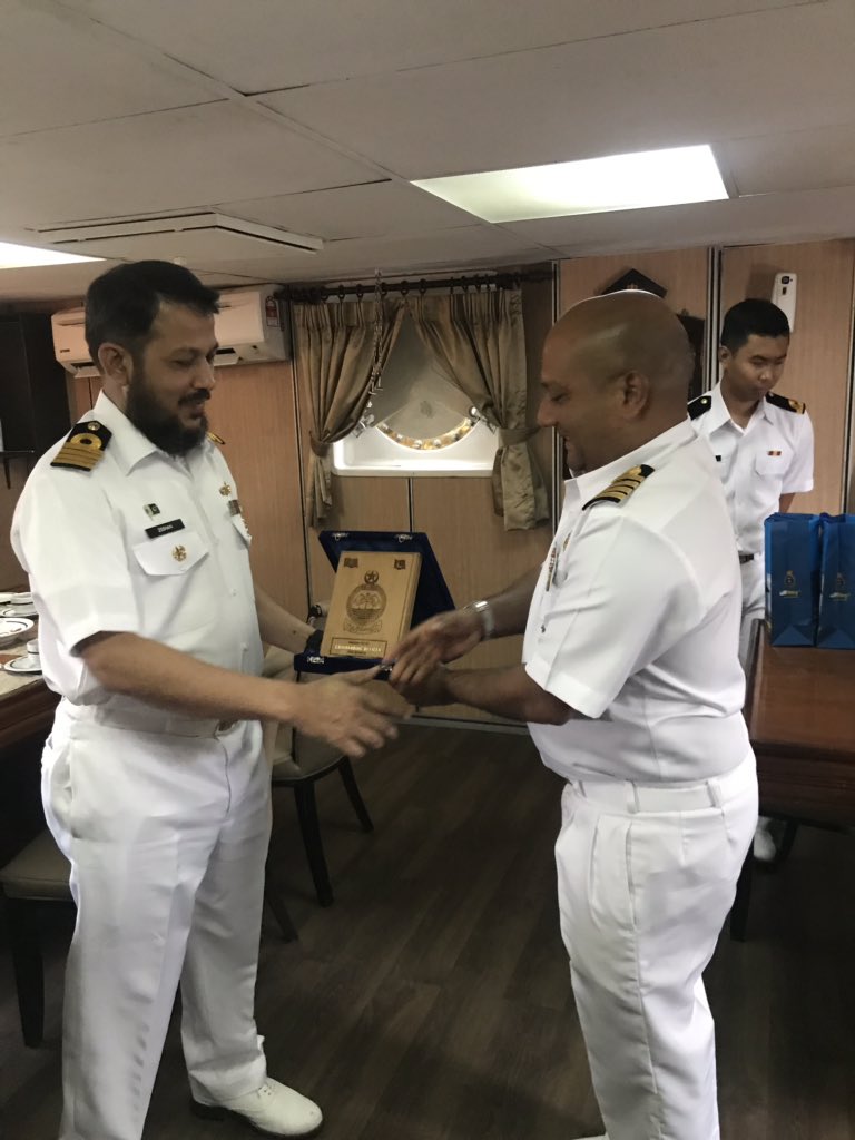 Alhamdulillah we arrived safely in Karachi. Looking foward towards #TLDMAMAN2019 <a href="/MSabu_Official/">Mohamad Sabu</a> <a href="/reza_azeranil63/">reza</a>  <a href="/tldm_rasmi/">Royal Malaysian Navy</a> <a href="/MPA_Barat/">HQ Western Fleet</a>