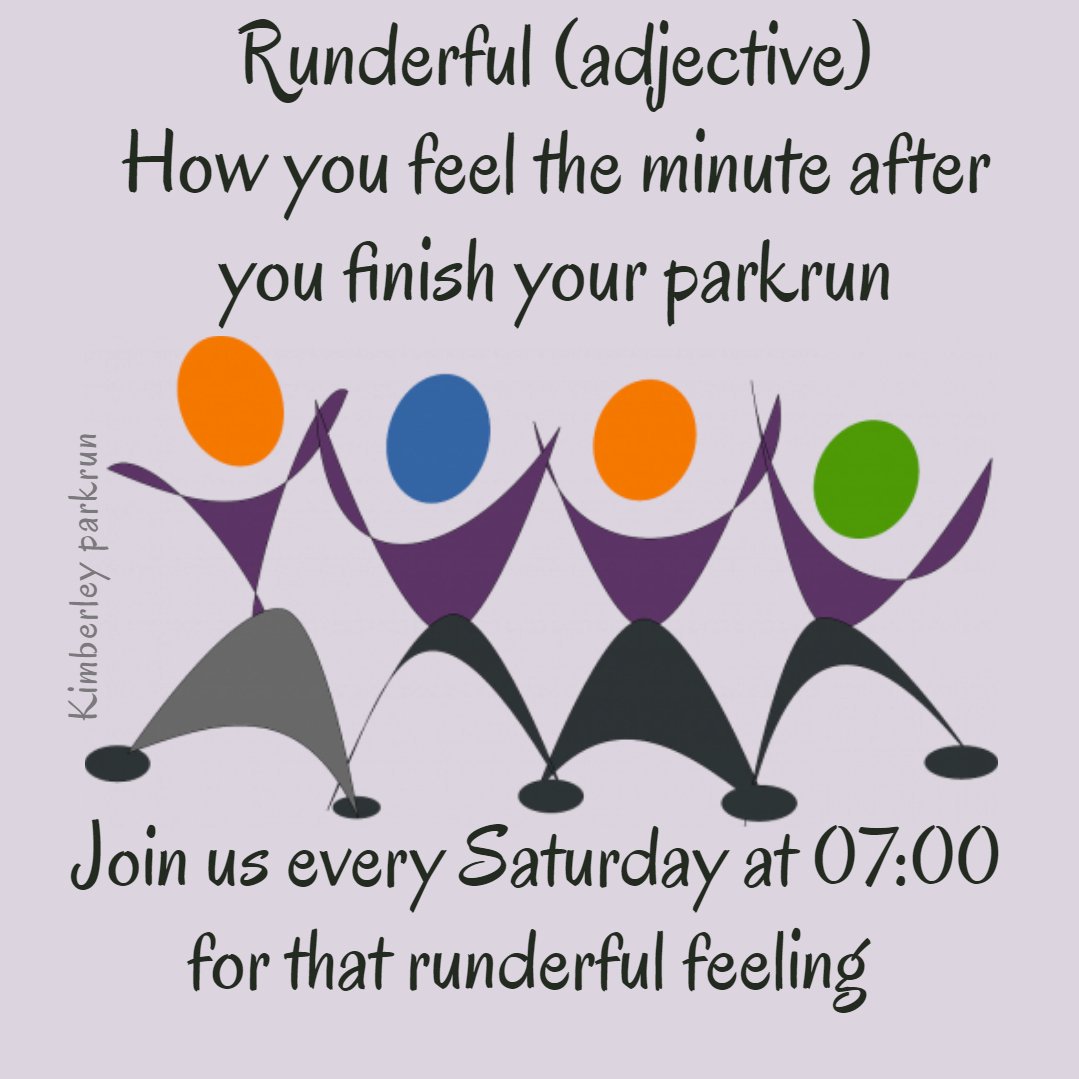 Kimberparkrun's tweet photo. 😎 Who is looking forward to that runderful feeling on Saturday? 

❤ this post if you will be there 🤩 https://t.co/OcWEE4FfF4