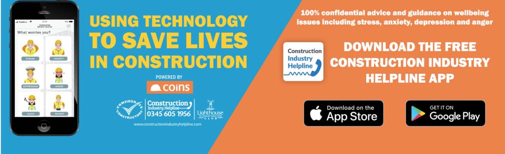 WeAreLHCharity's tweet photo. It's #TimeToTalk day today, but we should be talking every day. Our construction industry helpline is here every day, 24/7 for our construction families in crisis and their families. And if you're not ready to talk, download our free app for lots of advice and guidance. https://t.co/9OypvKANaB