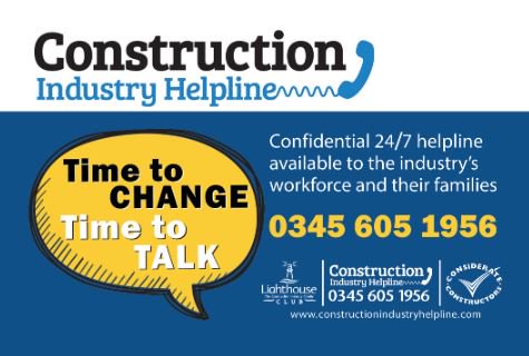 It's #TimeToTalk day today, but we should be talking every day. Our construction industry helpline is here every day, 24/7 for our construction families in crisis and their families. And if you're not ready to talk, download our free app for lots of advice and guidance.