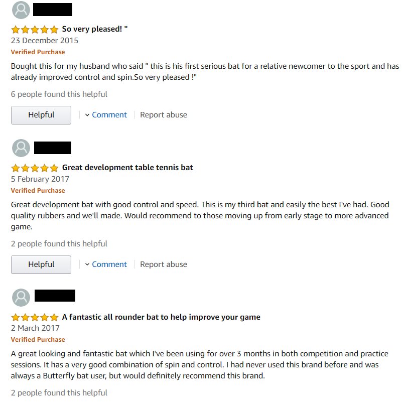 PalioETT's tweet photo. We’ve received consistently positive feedback for our Palio by Expert Table Tennis range. 

Here’s what some Amazon customers have said about our best seller — the Palio Expert 2.

#palio #experttabletennis #expert2 #master2 #legend2 #pingpong #bat #paddle #racket #reviews https://t.co/RnRC8zpz7G
