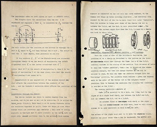 UkNatArchives's tweet photo. Yesterday @BBC's #Icons series named scientist and WW2 codebreaker Alan Turing the greatest and most influential figure of the 20th century.
But did you know that extracts from Turing’s notes (c.1939-42) on the Enigma Machine are held @UkNatArchives? #lgbthistorymonth #bbcicons https://t.co/OzLuJ4MpJb
