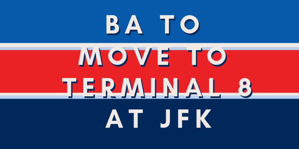 GlobalTravelMgt's tweet photo. British Airways has announced it will move to John F Kennedy airport’s Terminal 8 in 2022 following an investment alongside partner American Airlines. 

https://t.co/9V3U9jG1Hv 
via @BBT_online 

#businesstravel #britishairways #jfk #terminal8 https://t.co/xQRnvhWexN