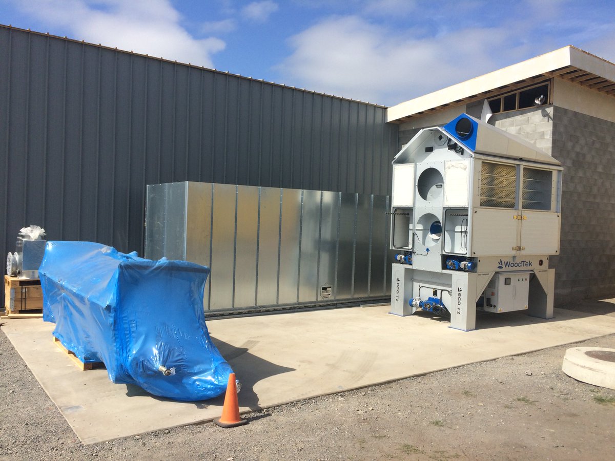 Woodtek Eco T2 Biomass dryer currently being installed in Tasmania
#biomass #woodchip #renewables #efficiency