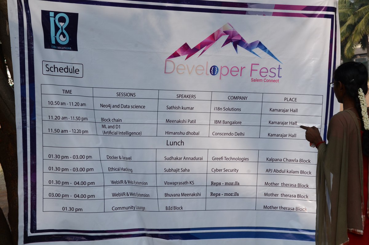 psathishsivam's tweet photo. It's really happy to deliver a technical note on worlds leading graph database #neo4j desktop to young engineers on the eve of #Developerfestsalemconnect connects more than 600 aspirants https://t.co/WUTGLQwgse