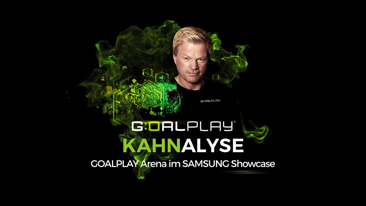 SamsungDE's tweet photo. Warum hat Deutschland keinen Messi, keinen Neymar? @OliverKahn diskutiert mit dem Cheftrainer der @DFB_Junioren in der Goalplay Arena im #SamsungShowcase in Frankfurt über Deutschlands Fußballnachwuchs. Die ganze #Kahnalyse gibt's in unserem YouTube-Kanal: https://t.co/rWa6pRdENj https://t.co/q7xYYRt1Ei