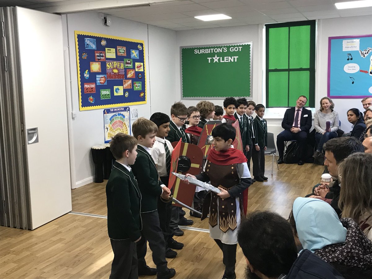 MrBTeach_'s tweet photo. What a performance from 3AB this morning! Well done to  the wonderful boys in 3AB, you were fantastic. Also, a big thank you to everyone who joined us on our Roman time travel adventure! @SHSBoysPrep @SallyRalphSHS @SallywJohnston #westendperformance https://t.co/XXNZAEXWRd