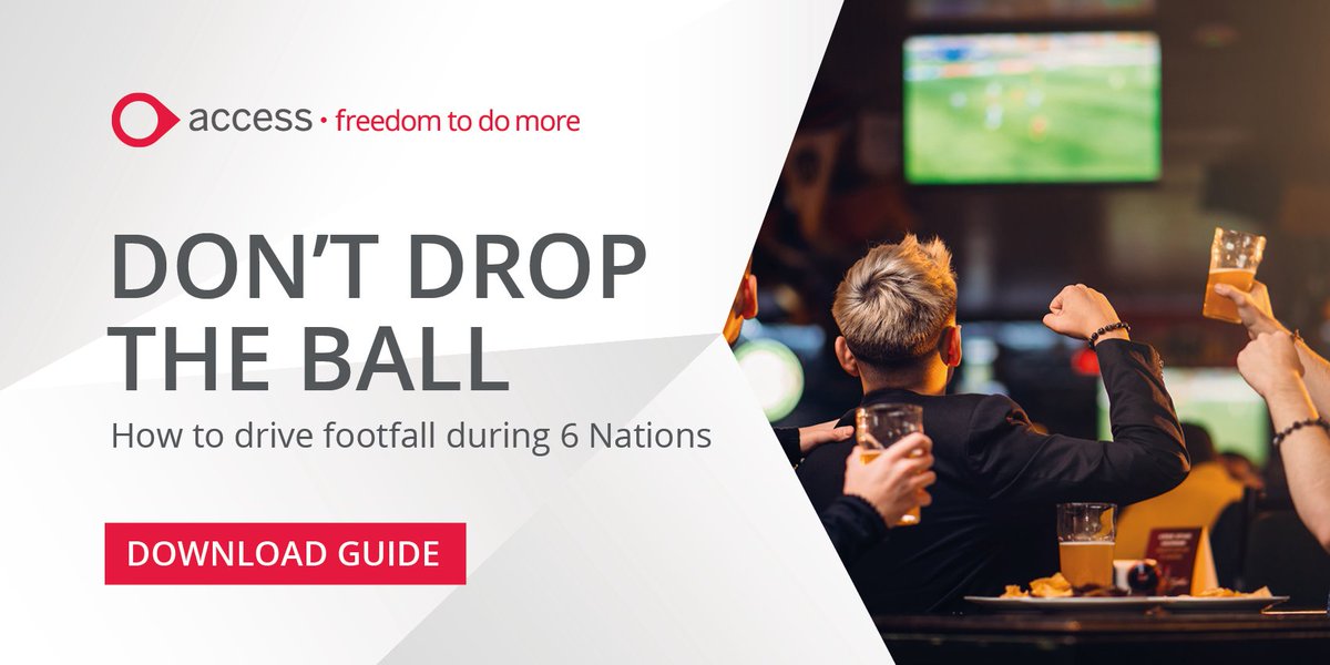 Access_Hosp's tweet photo. Did you maximise your venue during the first round of the 6 Nations?
Download our guide on how you can maximise sales and reservations as rugby fans flock to bars and pubs up and down the country for round 2 of the tournament https://t.co/UgUlSNbdpg

#Hospitality #6nations #rugby https://t.co/IA82qhflyp