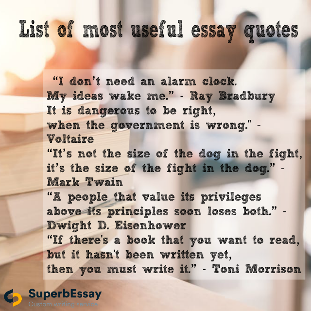 superbessay's tweet photo. Some useful quotes which you can use in your essay. #studying #educationalquotes #essay https://t.co/8oqutcDzA6 https://t.co/sbXLpiLKfo