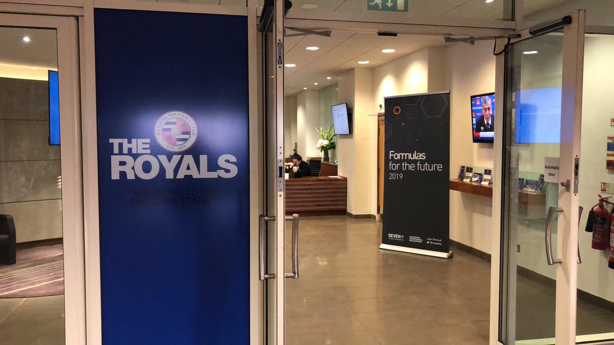 7IM_Updates's tweet photo. Not your average conference venue. Thank you to @ReadingFC for this great spot for our 9th roadshow stop.
We've just kicked off the morning with an introduction from @7IM_VeronaK. Follow #7IMconf for all roadshow related updates. https://t.co/OuABRn1D2C