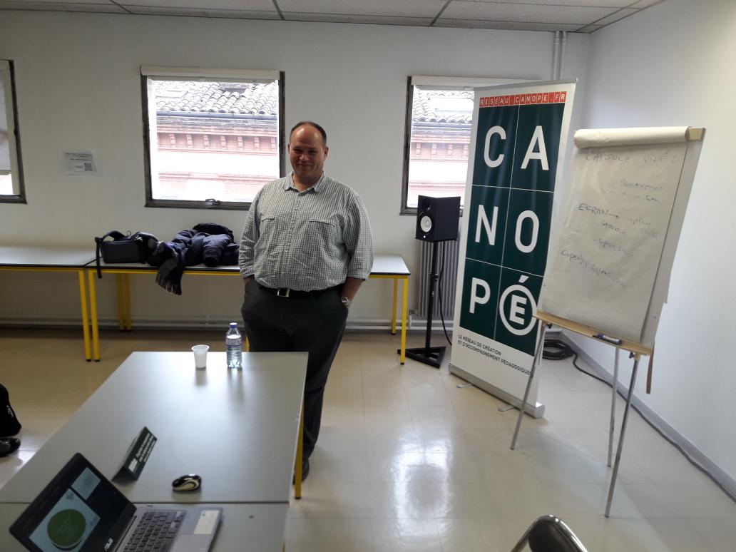 Clise2019 à canopé Toulouse avec Sylvain connac