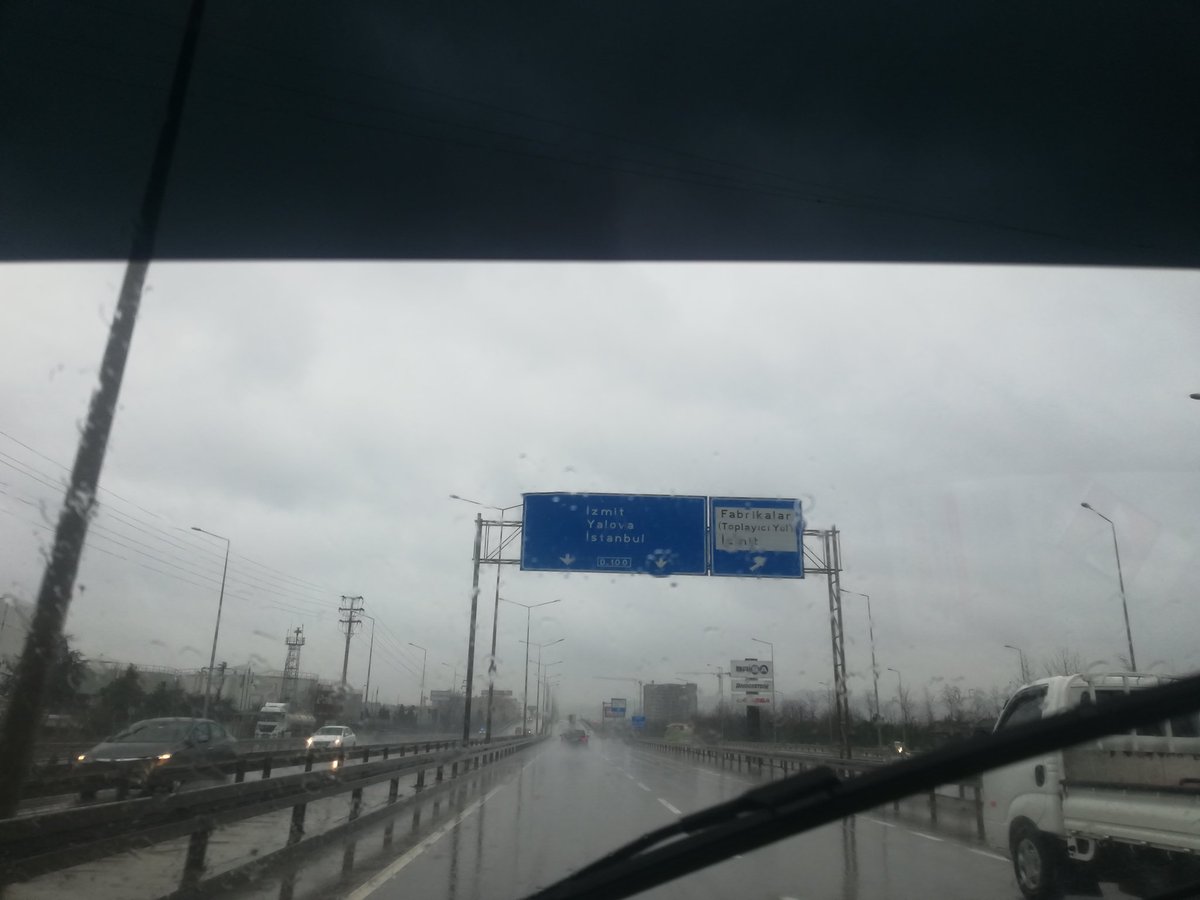 Yalova çok yağmur lu 😊
