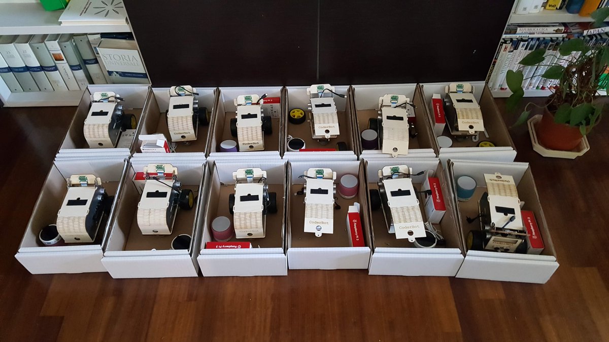 coderbotorg's tweet image. Finalmente ci siamo, il nuovo #CoderBot è pronto! Abbiamo spedito i pacchetti, a giorni li riceverete a casa. Inizia la vostra avventura con CoderBot, siete pronti per giocare a pensare con lui?
coderbot.org/blog/2019/02/0…
@unimib @sorgenia @Yunik_Lab
@previ @edoardo_datteri