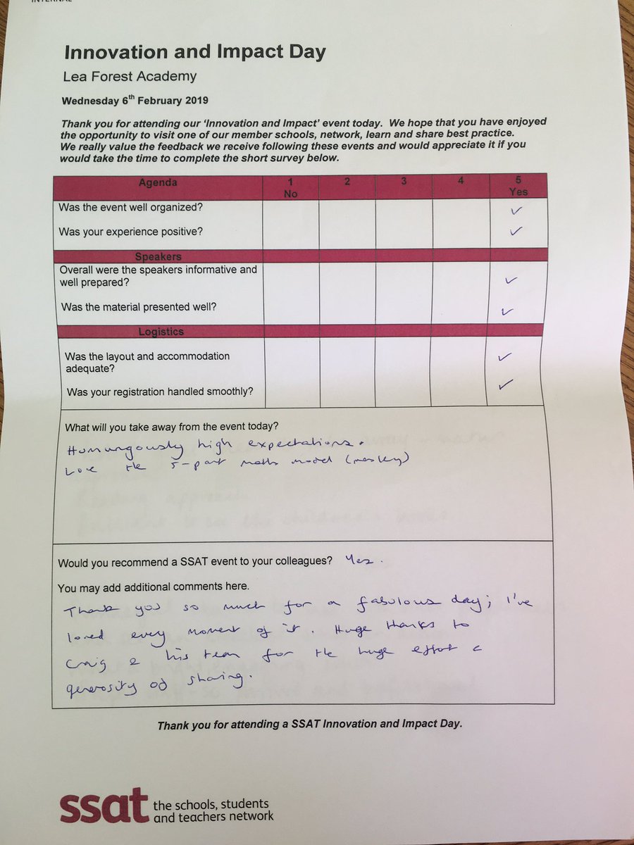 A fantastic opportunity for @lea_forest_aet to ‘showcase’ their school and for delegates to feel empowered to drive school improvement and innovation @ssat @SWilliamson_CEO @AETAcademies @L_Costello65