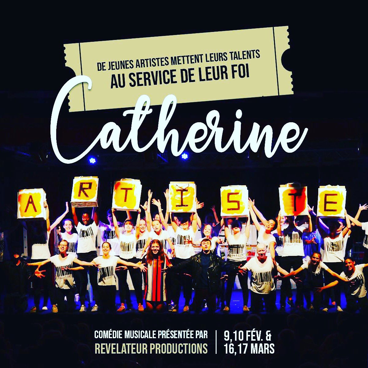 Rendez vous ce we à Paris pour la suite de la comédie musicale CATHERINE !!!