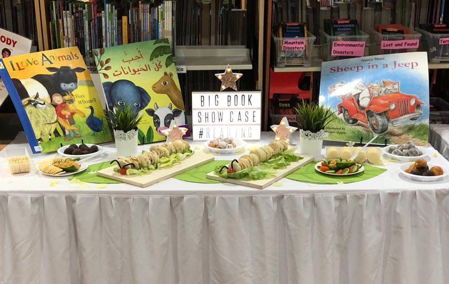 AISsharjah's tweet photo. Big Book Showcase - @AIS_ELC to @AIS_Grade3 3 teachers yesterday celebrated the launch of big books in English and Arabic that our @AIS_SchLibrary has recently acquired. #AISlibrary #AISreading https://t.co/ebiC33Nkgc