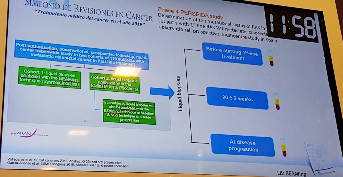 joana_ut's tweet photo. Undergoing studies as #PERSEIDA will elucidate #liquidbiopsy role in clinical utility. Setting #MAF cut-off will consolidate its use in #CRC #antiEGFR treatment resistance, response and #retreatment
#precisionmedicine #BEAMing #RevCáncer2019 #revisionesencáncer @SysmexInostics https://t.co/5EeCTWxmAO