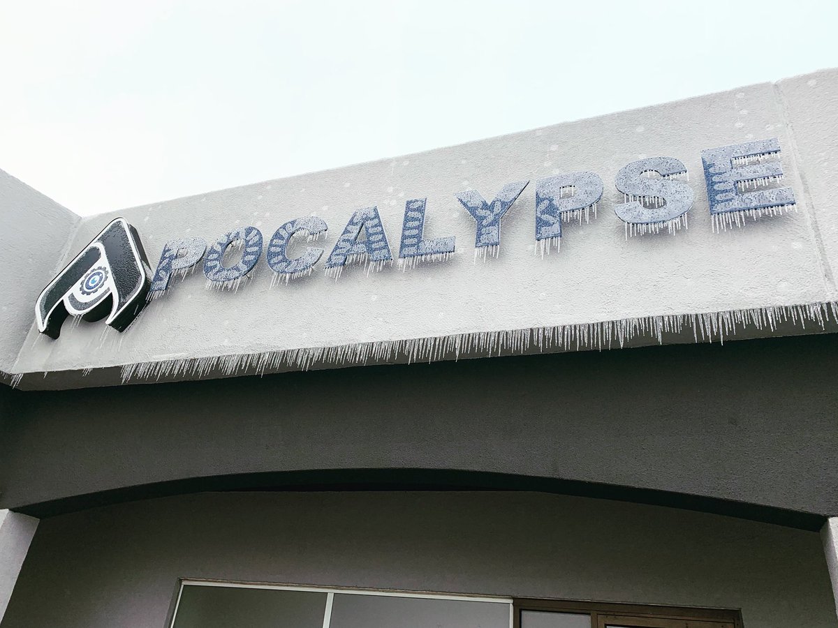 ApocStudiosInc's tweet photo. An icy morning here at Apocalypse! 
#Apocalypse333 #gamedev #videogames #niagara https://t.co/3mgDjsDr2g