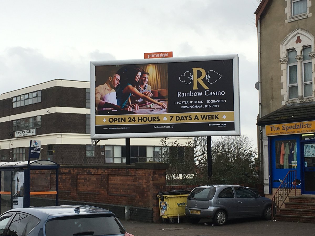 Looking for a great time in #Birmingham ? simply check out <a href="/Rainbow_Casino/">@Rainbow_Casino</a> 

#Billboard on Soho Road looks stunning