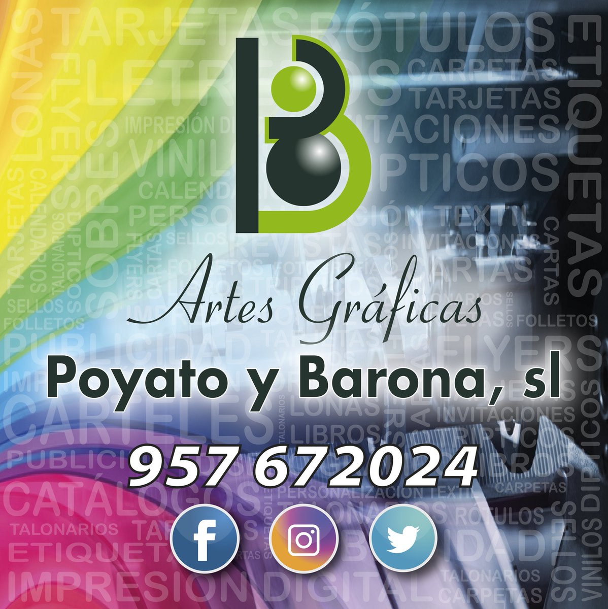 imprentaPyB's tweet image. #imprenta #artesgraficas #publicidad #impresiondigital #impresionoffset #impresiongranformato #diseñografico #catalogos #sobres #tarjetas #carteles #revistas #lonas #vinilos #invitaciones #flyers #rotulos #letreros #sellos #cartas #libros #etiquetas #talonarios