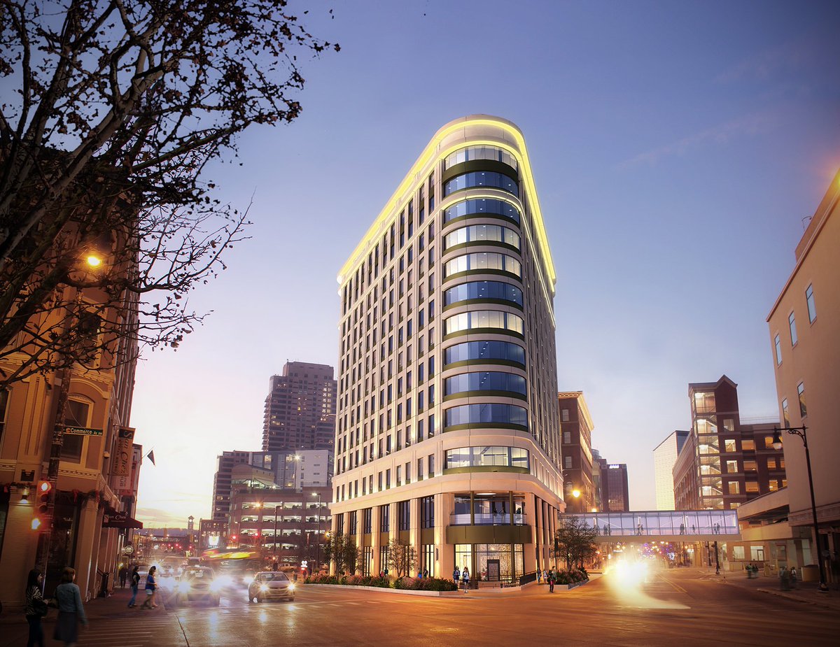Building extension. Отель рендер. апсайд тауэрс рендеры. grand rapids. building render.