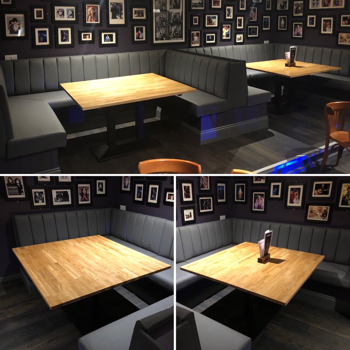 MarshallCaterin's tweet photo. Lovely bit of seating installed at #Monteysharrogate if you require any seating for your restaurant or bar get in touch now 01937 842852 #barseating #cateringsupplies #seating #design #catering #earthsoulrocknroll https://t.co/iyNoYUWrkr