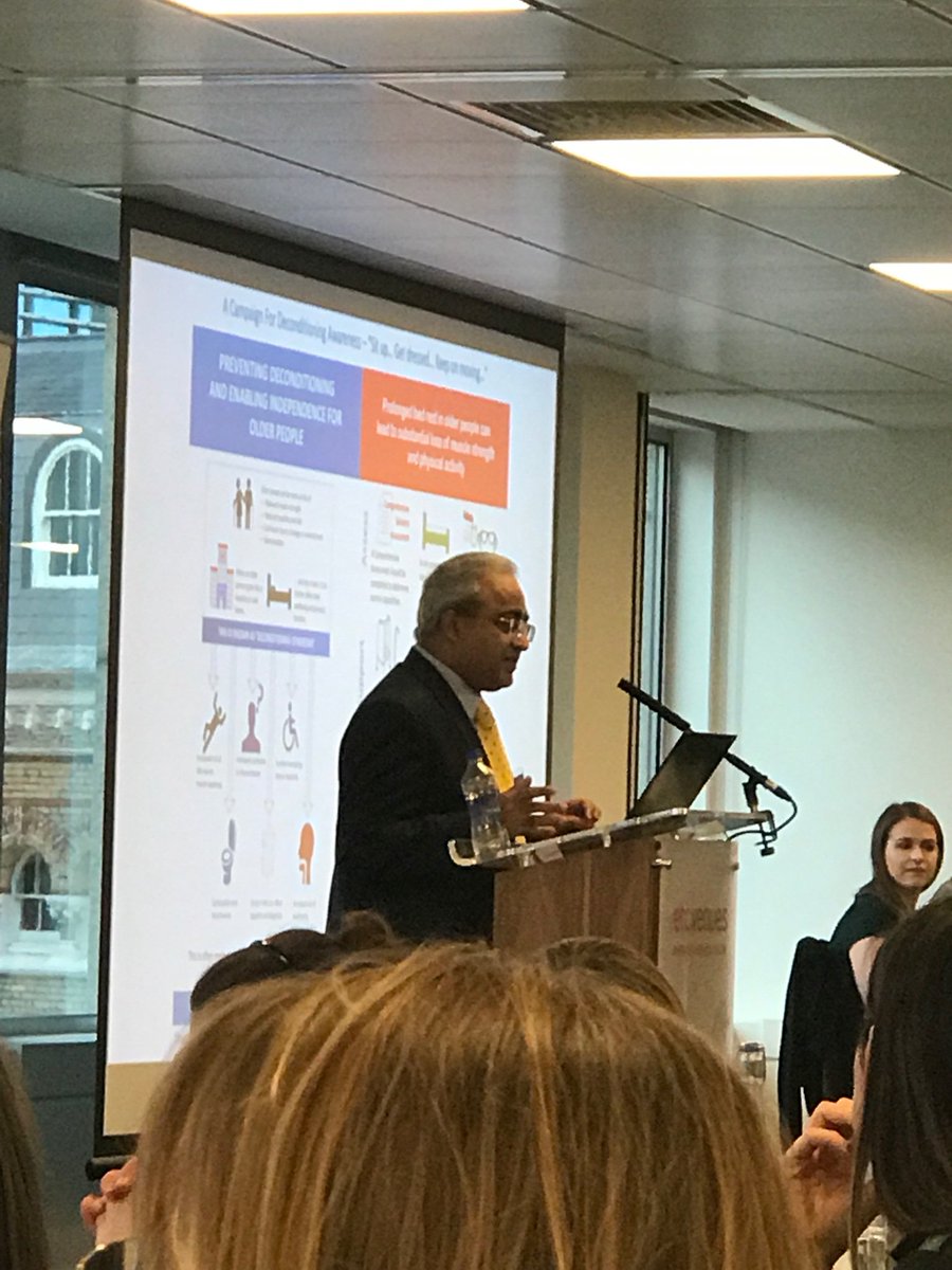 Dr Arora superb presentation and description of the physiological,psychosocial and physical impact of deconditioning... #NHSBNDToC