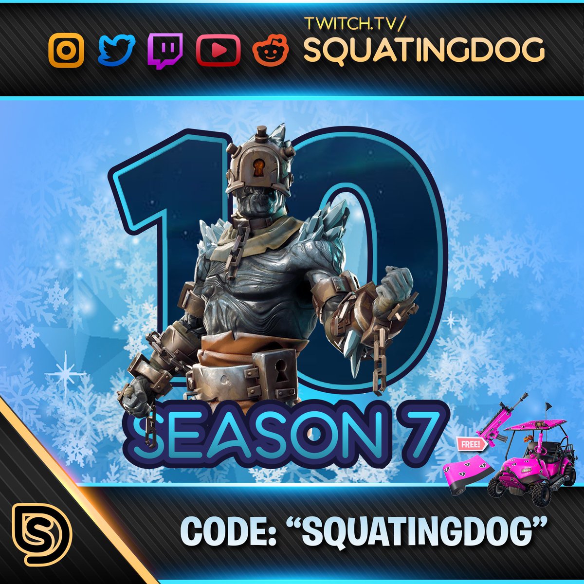 Squatingdog Fortnite Season 7 Week 8