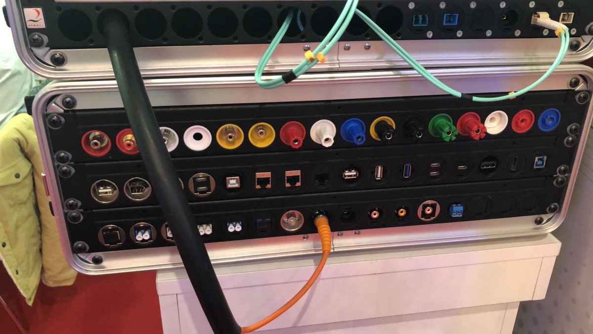 ArgosyCable's tweet photo. CLIFF Electronic feedthrough connectors on display at @ISE_Show stand # 10-K165 . Come and talk to us and find out how we can help you #panel #data #feedthrough #connector #signal https://t.co/lTfkUSoc8Z